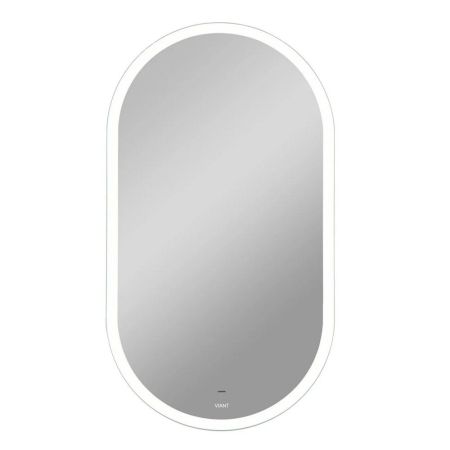 Зеркало овальное Viant Марсель 55х100 VMAR55100-ZLED с LED подсветкой