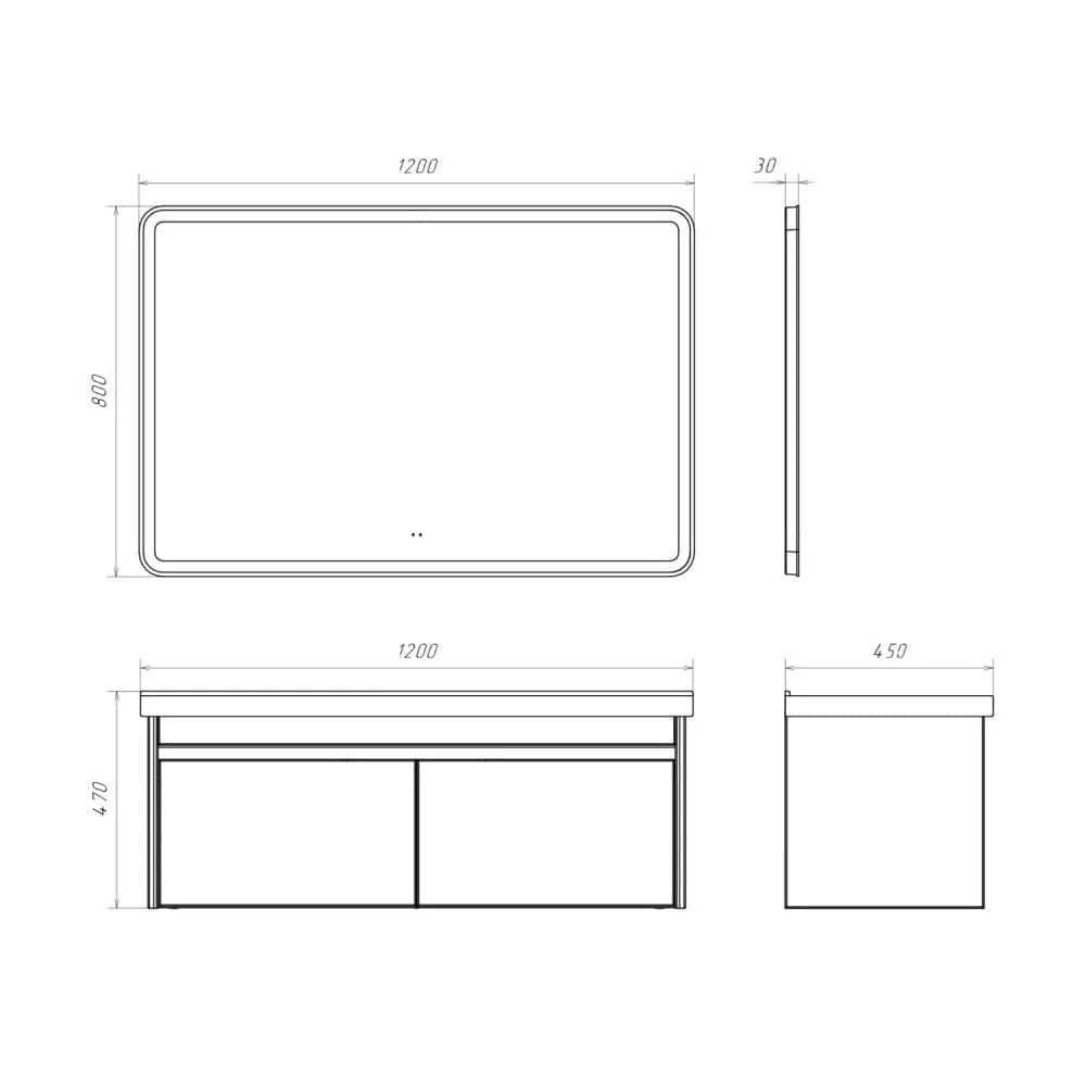 Тумба-умывальник с двойной раковиной 120 см Comforty Дублин-120 белый глянец