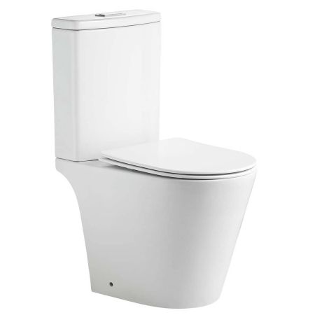 Унитаз-компакт напольный безободковый AQUATEK AQ2999T-00 Либерти, сиденье микролифт, смыв торнадо