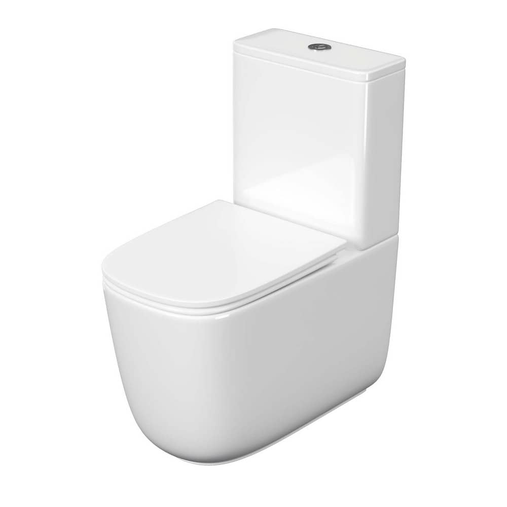 Унитаз напольный безободковый AQUATEK AQ4451-00 Optima Plus Square, сиденье микролифт, смыв торнадо