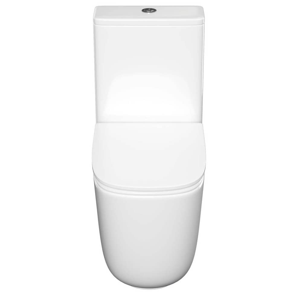 Унитаз напольный безободковый AQUATEK AQ4451-00 Optima Plus Square, сиденье микролифт, смыв торнадо