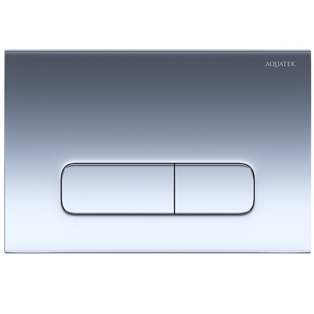 Панель смыва Aquatek KDI-0000016 клавиши прямоугольные, хром глянец