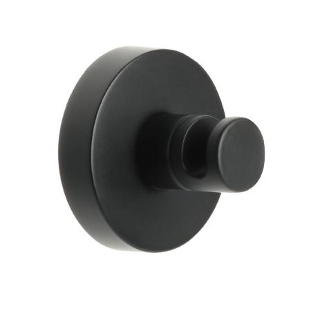 Крючок одинарный Fixsen COMFORT BLACK FX-86005 черный матовый