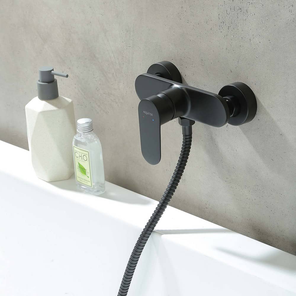 Смеситель для душа AQUATEK AQ1860MB Ника, черный матовый Смеситель для душа AQUATEK AQ1860MB Ника, черный матовый