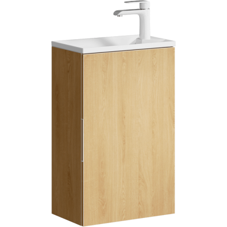 Тумба подвесная Accent 40 ACC0104DZ дуб золотой +  умывальник Malaga 420