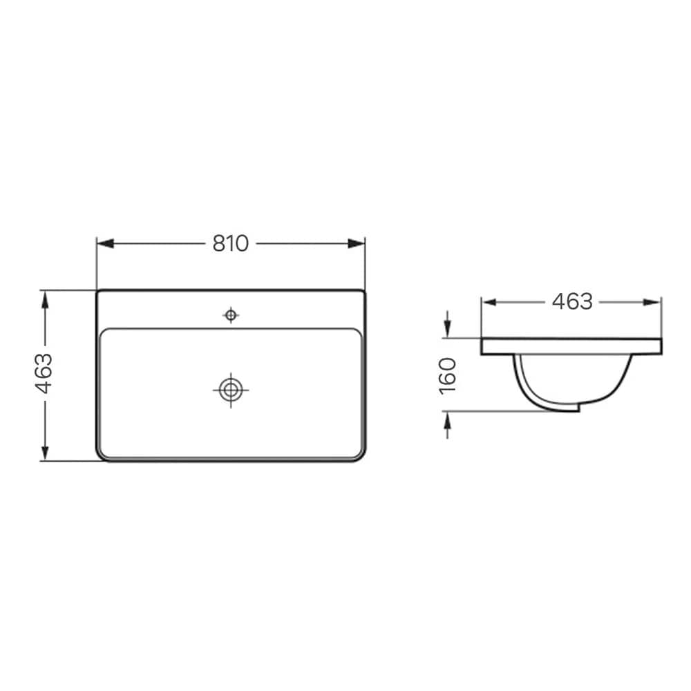 Тумба-умывальник Comforty Тенерифе-80 белый матовый с раковиной CF19595BX-80
