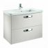 Тумба GAP 80см (белая) ZRU9302732 + умывальник 327470000 (бел)