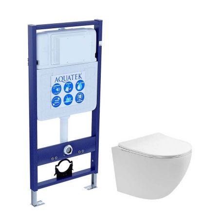 SET AQUATEK ЕВРОПА T: инсталляция INS-0000012 (без клавиши и крепежа) + унитаз ЕВРОПА AQ1900T-00 с тонким сиденьем soft-close SET AQUATEK ЕВРОПА T: инсталляция INS-0000012 (без клавиши и крепежа) + унитаз ЕВРОПА AQ1900T-00 с тонким сиденьем soft-close