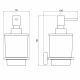 Дозатор для жидкого мыла Aquatek Либра AQ4305MB квадратный, черный Дозатор для жидкого мыла Aquatek Либра AQ4305MB квадратный, черный