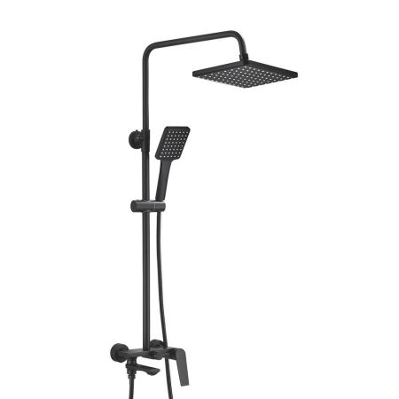 Душевая система со смесителем AVRORA Grand AV3840, графит