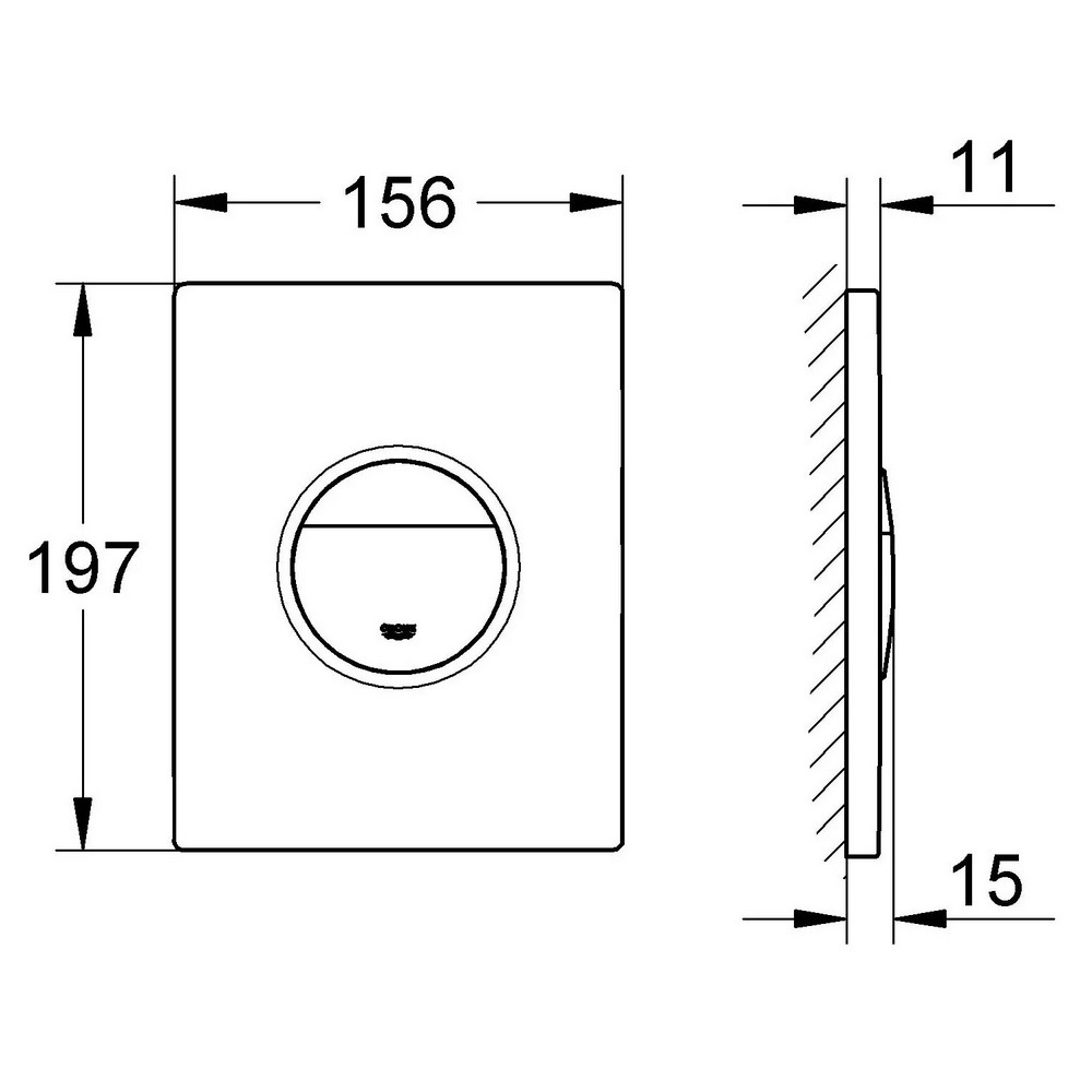Инсталляция для унитаза Grohe 38813001 RAPIDSL38528+крепеж+кнопка NovaCosmo черная РАСПРОДАЖА витринный экземпляр