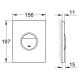 Инсталляция для унитаза Grohe 38813001 RAPIDSL38528+крепеж+кнопка NovaCosmo черная РАСПРОДАЖА витринный экземпляр
