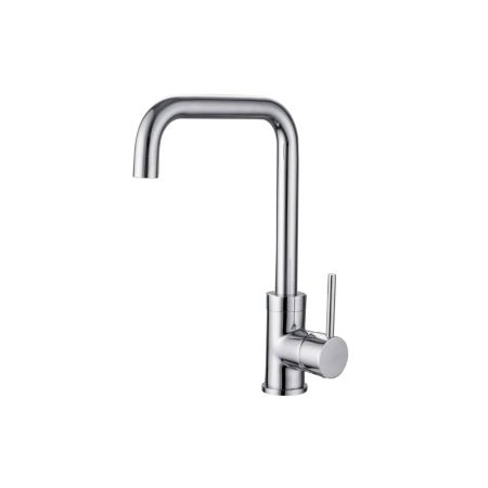 Смеситель для кухни Aquatek AQ1080CR, квадратный излив, хром