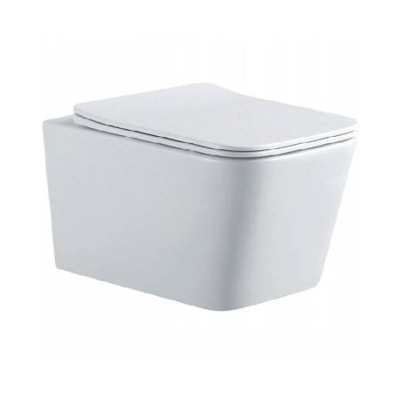 Унитаз подвесной безободковый AQUATEK AQ0530N-00 Либра NEW 525*360*290мм, тонкое сиденье м/л Унитаз подвесной безободковый AQUATEK AQ0530N-00 Либра NEW 525*360*290мм, тонкое сиденье м/л