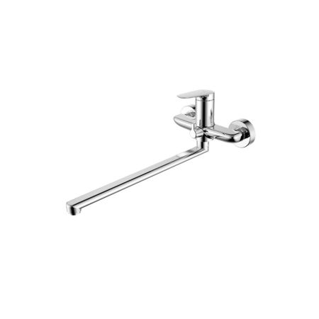 Смеситель для ванны с длинным изливом IDDIS Zodiac X ZDXSBL2i10WA, глянцевый хром