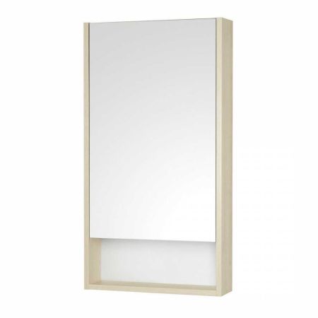 Зеркало-шкаф СКАНДИ 45 Белый/Дуб Верона 1A252002SDB20