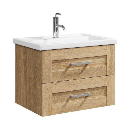 Тумба подвесная Фостер FOS01072DS (дуб сонома) +  умывальник Фостер 70