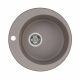 Мойка кухонная Иверия круглая 480 мм серый шелк 1A711032IV250