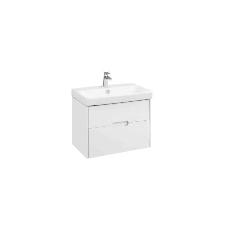 Тумба-умывальник ОЛИВИЯ 70 1A254301OL010 белый матовый с раковиной Адриана 70 1WH501628