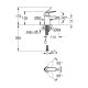 Смеситель для биде Grohe Eurosmart Cosmopolitan 32840000 с цепочкой РАСПРОДАЖА витринный экземпляр