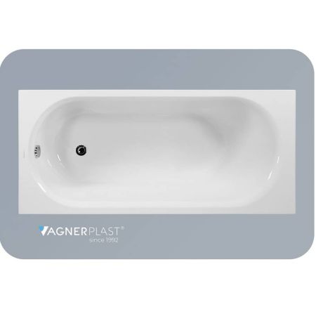 Акриловая прямоугольная ванна VagnerPlast Kasandra 170×70 VPBA177KAS2X-04 с каркасом VPK17070 и фронтальным экраном VPPA17002FP2-04