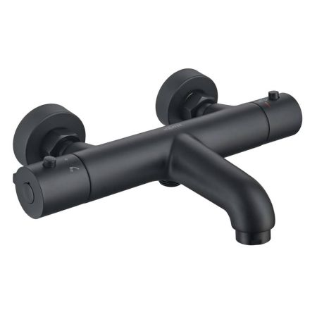 Термостатический смеситель для ванны AQUATEK Вега AQ1043MB, латунь, черный матовый