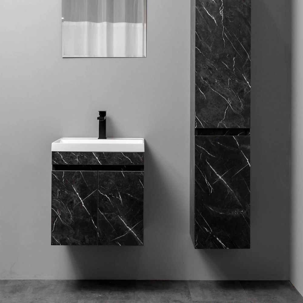 Тумба подвесная GardaHome IZEO 50 IZ-S-T50Kr темно-серый Креатель с раковиной Тумба подвесная GardaHome IZEO 50 IZ-S-T50Kr темно-серый Креатель с раковиной