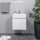 Тумба подвесная GardaHome Fresco 50 Fr-T50FrW белая с раковиной Тумба подвесная GardaHome Fresco 50 Fr-T50FrW белая с раковиной