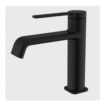 Смеситель для раковины AQUAme Asti AQM6410MB, черный матовый