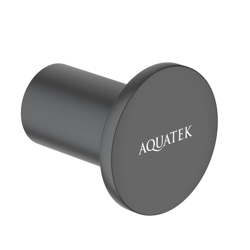 Крючок для ванной Aquatek Лира AQ4401MB настенный, черный