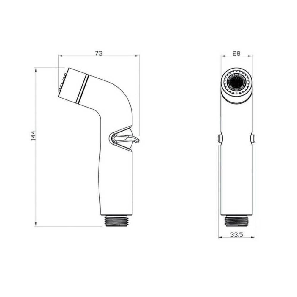 Гигиеническая лейка IDDIS Optima Home 040SC2Fi20, хром