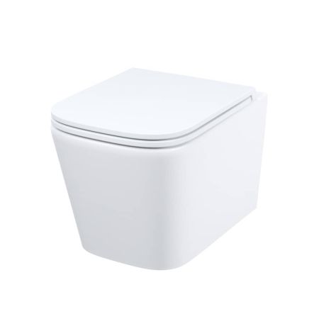 Унитаз подвесной безободковый IDDIS Bild BILRNSEi25 + крышка микролифт