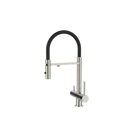 Смеситель для кухни IDDIS ACE ACEBNFFi05 с фильтром и гибким изливом, сатин