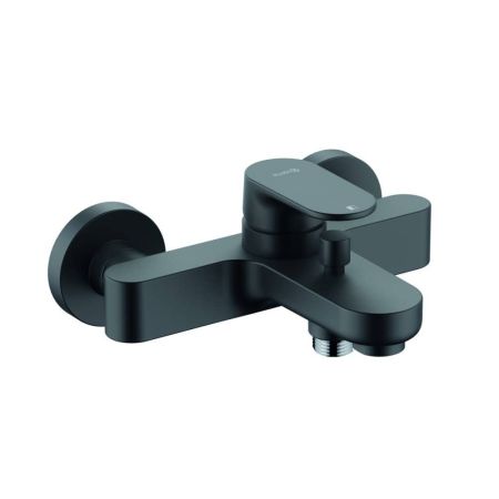 Смеситель для ванны и душа с коротким изливом KLUDI LOUVA 246913975 черный матовый