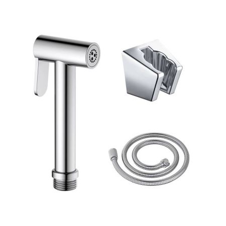 Гигиенический ручной душ Aquatek AQ2054CR со шлангом 120 см и держателем, хром Гигиенический ручной душ Aquatek AQ2054CR со шлангом 120 см и держателем, хром