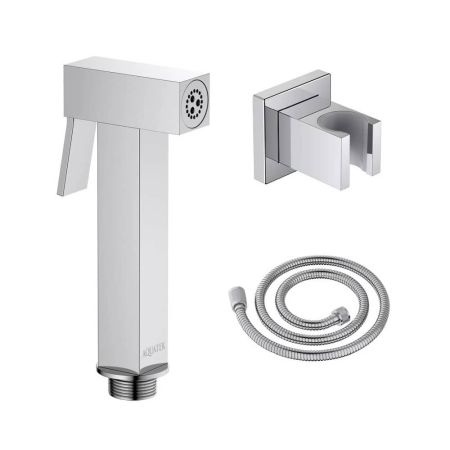 Гигиенический ручной душ Aquatek AQ2053CR со шлангом 120 см и держателем, хром Гигиенический ручной душ Aquatek AQ2053CR со шлангом 120 см и держателем, хром