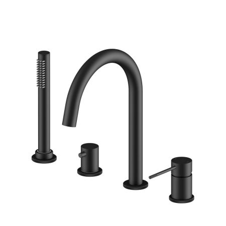 Смеситель Timo Saona 2320/03Y для ванны с душем, врезной, черный