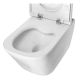 Унитаз подвесной безободковый Roca GAP Clean Rim 34647L000 с тонким сиденьем микролифт ZRU9307682