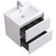 Тумба-умывальник AQUATON Люмин 60 1A293901A52B0 белый матовый с раковиной Элина 60