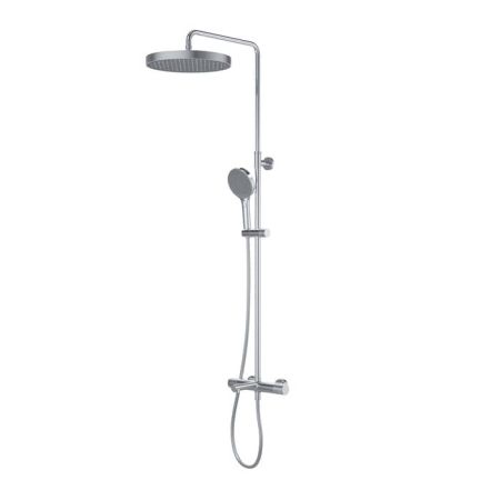 Душевая система IDDIS Duna с тропическим душем, изливом и термостатом DUNSBSTi06, хром глянцевый