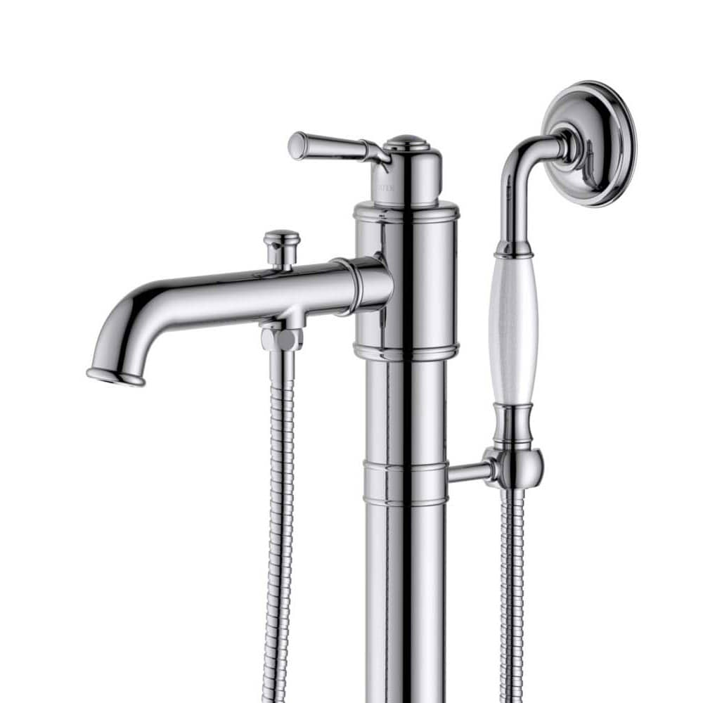 Смеситель для ванны напольный (внешняя и скрытая часть) AQUATEK Классик AQ1545CR, хром Смеситель для ванны напольный (внешняя и скрытая часть) AQUATEK Классик AQ1545CR, хром