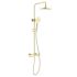 Душевая система с термостатом, верхним и ручным душем Aquatek Европа AQ2343BG, золото шлифованное