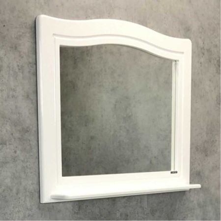 Павия 100 Зеркало 950х750х120 мм Белый глянец