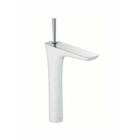 СМЕСИТЕЛЬ HG PURA VIDA 15072400 для умывальника бел/хром с Д/Кл