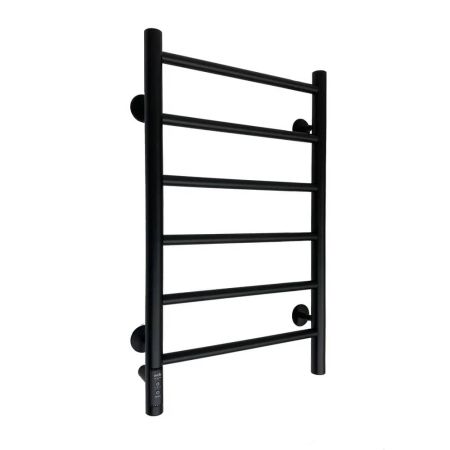 Полотенцесушитель электрический GROIS Laura GR-131 400×700 П6 black mat L, черный, левое подключение Полотенцесушитель электрический GROIS Laura GR-131 400×700 П6 black mat L, черный, левое подключение