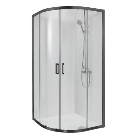 Душевой уголок Aquatek AQ ARI RO 09020BL 90x90x200, 1/4 круга, черный Душевой уголок Aquatek AQ ARI RO 09020BL 90x90x200, 1/4 круга, черный
