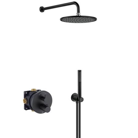 Набор 7 в 1 KLUDI NOVA FONTE с термостатом, матовый черный 208313915