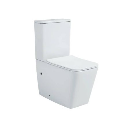 Унитаз напольный безободковый Aquatek Либра New AQ1263N-00 с бачком и микролифтом