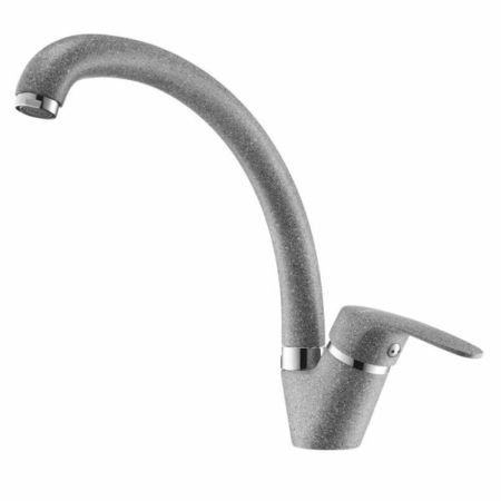 Смеситель НИМО 1AX002FCXX230 серый, для кухни