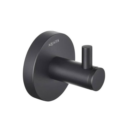 Крючок Aquatek Европа AQ4101MB настенный, черный матовый